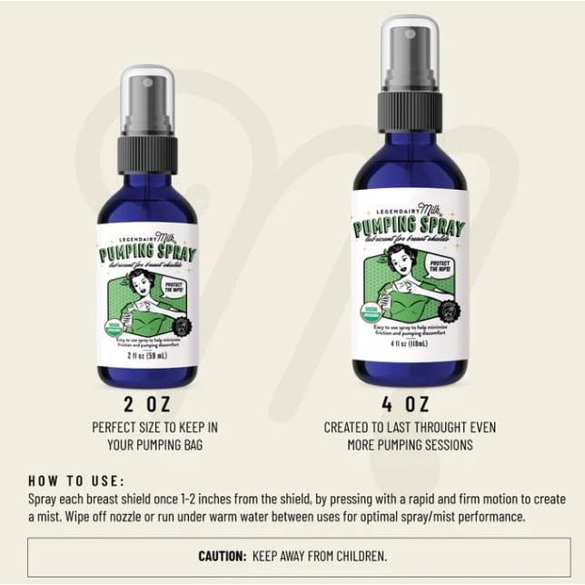Legendairy Milk - Pumping Spray 2 oz. Supplements &amp; Remedies Legendairy Milk   