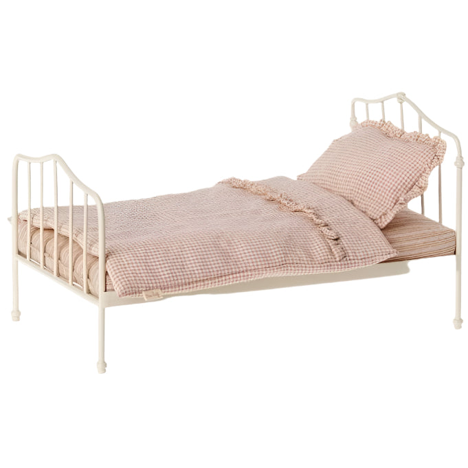 Maileg Miniature Bed - Purple Miniature Dollhouse Furniture Maileg