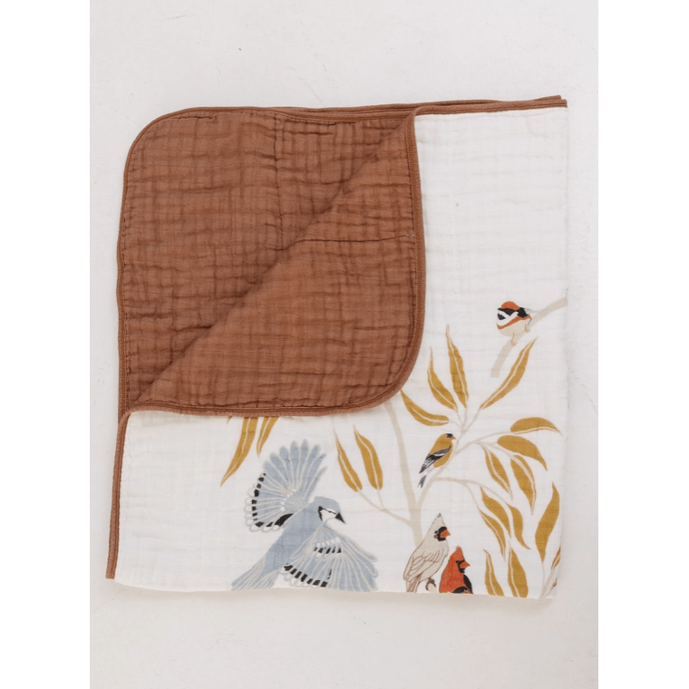 Clementine Kids For the Birds Quilt Swaddles &amp; Blankets Clementine Kids   