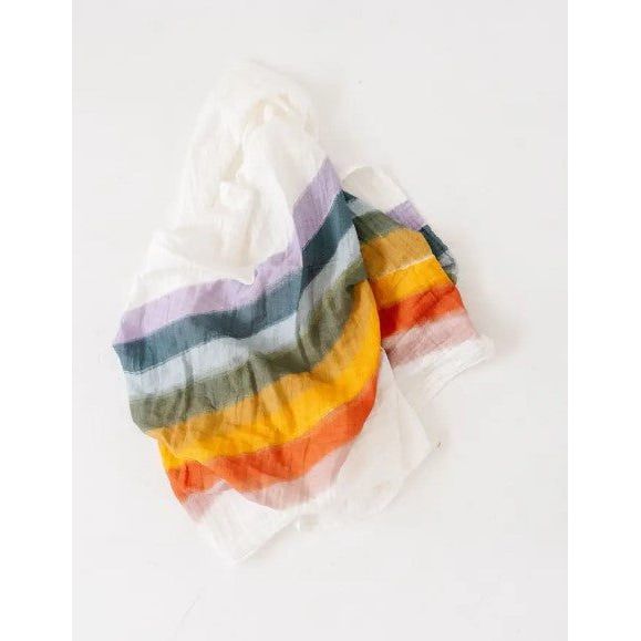 Clementine Kids Rainbow Connection Swaddle Swaddles &amp; Blankets Clementine Kids