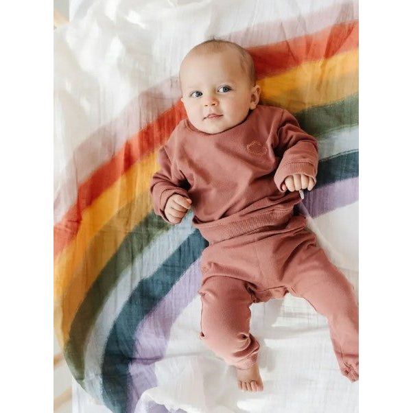 Clementine Kids Rainbow Connection Swaddle Swaddles &amp; Blankets Clementine Kids