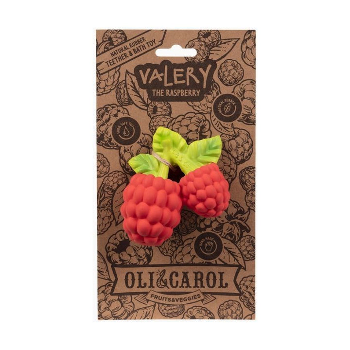 Oli &amp; Carol - Valery the Raspberry Pacifiers and Teething Oli &amp; Carol