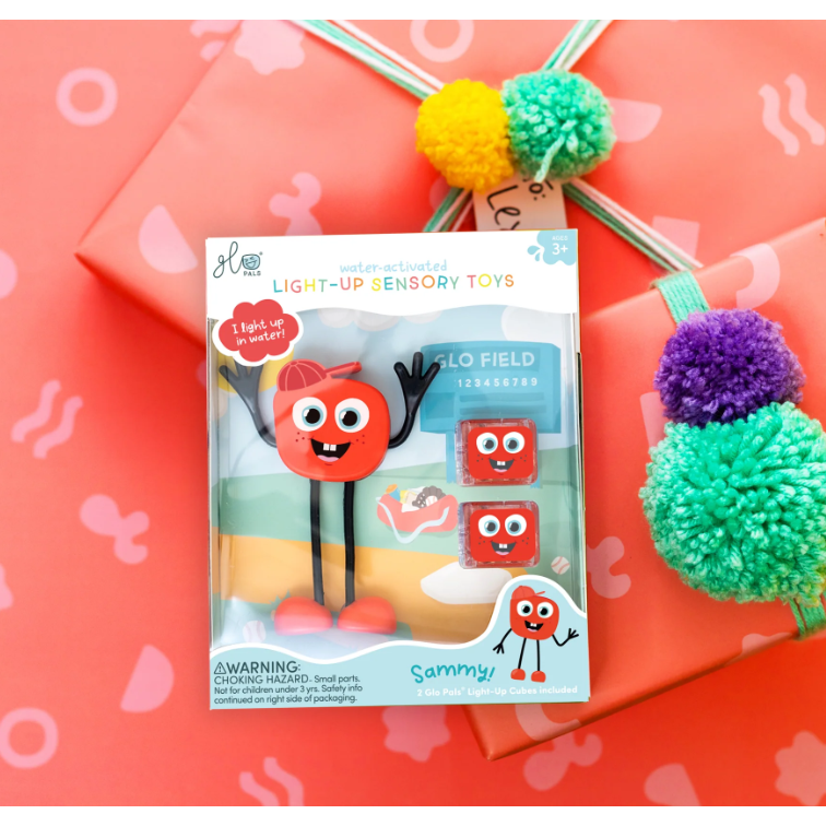 Glo Pals Characters - Red Sammy Bath Time Glo Pals
