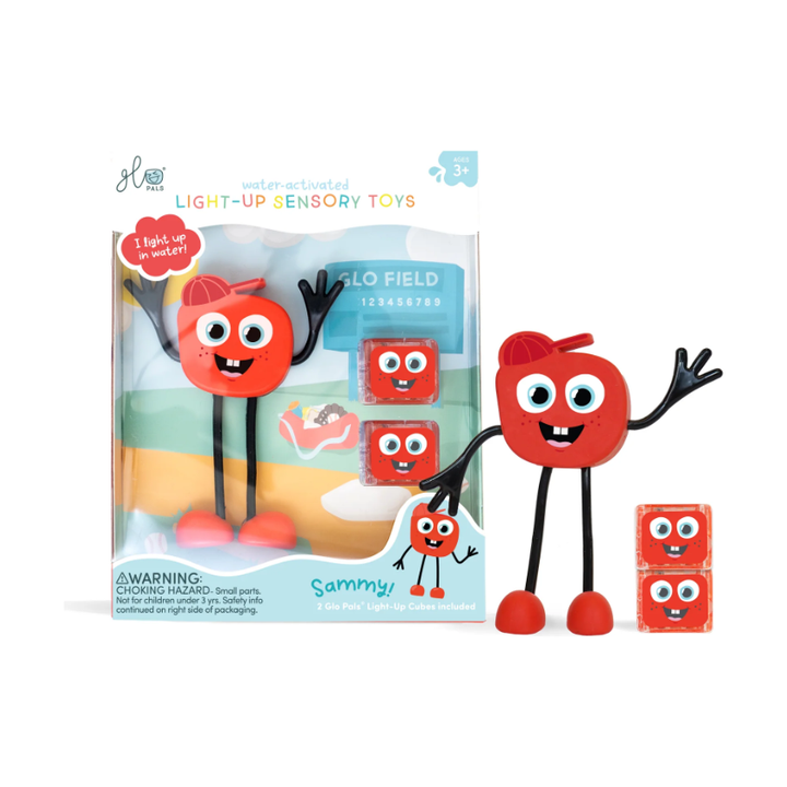 Glo Pals Characters - Red Sammy Bath Time Glo Pals