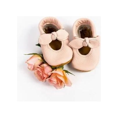 Starry Knight Rose Blush Bella Janes Baby Moccasins Baby &amp; Toddler Shoes Starry Knight Designs