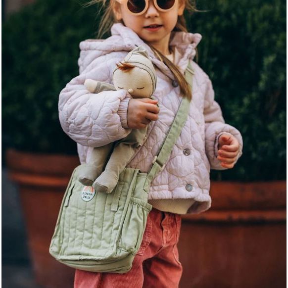 Olli Ella Carrie Convertible Changing Set- Sage Dolls Olliella