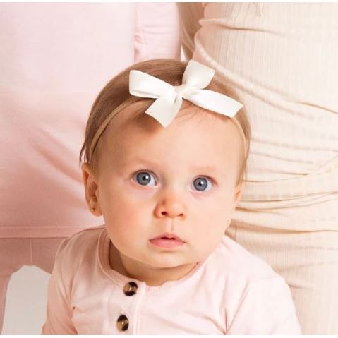 Lou Lou &amp; Company Satin Bow Headband -Small Bow Headband Lou Lou &amp; Company   