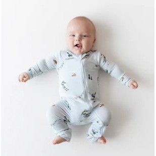 Kyte Baby Zippered Romper 6-12M Romper Kyte Baby 6-12M Ski