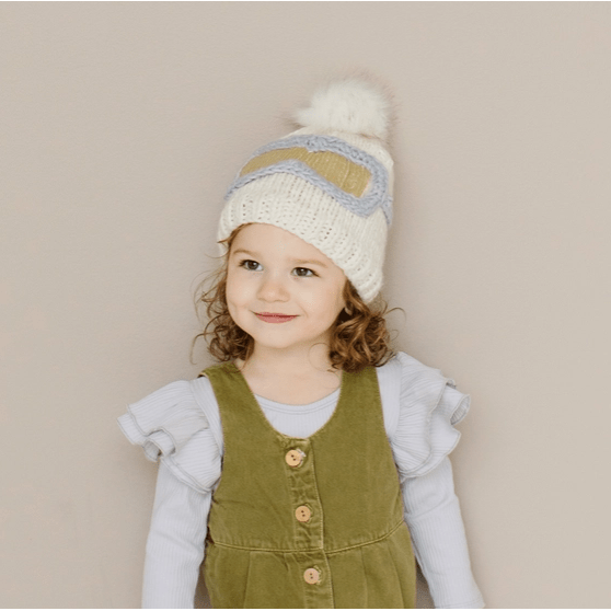 Blueberry Hill Ski Goggles Hat, Cream - Baby &amp; Kids Christmas Hat Baby &amp; Toddler Hats The Blueberry Hill   