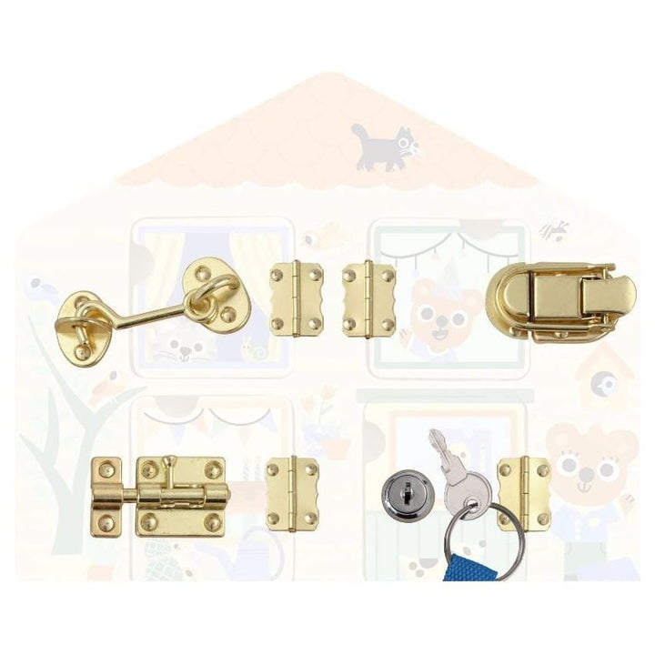 Djeco Cabanalock Wooden Skill Board Puzzles &amp; Mazes Djeco   