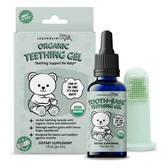 Legendairy Organic Baby Teething Gel Supplements &amp; Remedies Legendairy Milk   