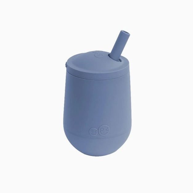 EZPZ Mini Cup + Straw Bottles &amp; Sippies EzPz Indigo  