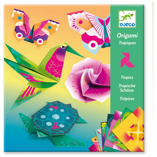 Djeco Tropics Origami Paper Craft Kit Art & Craft Djeco