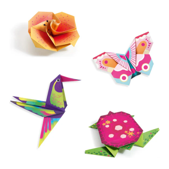 Djeco Tropics Origami Paper Craft Kit Art &amp; Craft Djeco