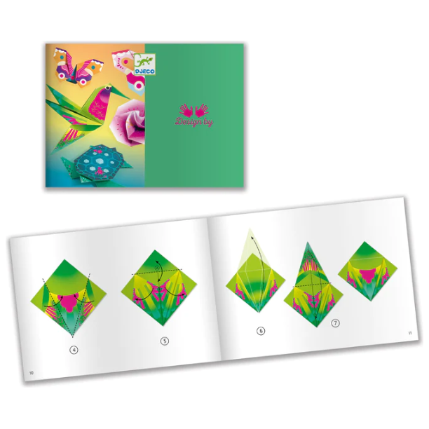 Djeco Tropics Origami Paper Craft Kit Art &amp; Craft Djeco