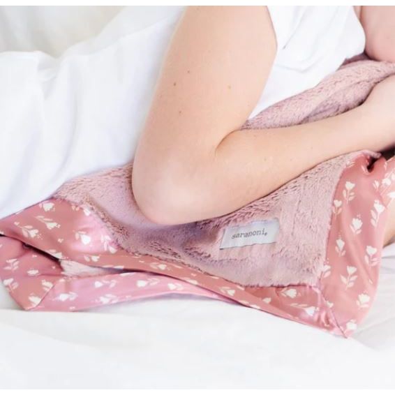 Saranoni Satin Back Mini Blankets Swaddles &amp; Blankets Saranoni   