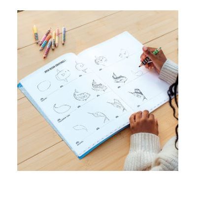 eeBoo Learn to Draw Under the Sea Sketchbook eeBoo