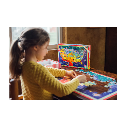 eeboo This Land is Your Land 100 Piece Puzzle Puzzles &amp; Mazes eeBoo   
