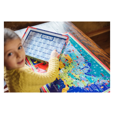 eeboo This Land is Your Land 100 Piece Puzzle Puzzles &amp; Mazes eeBoo   