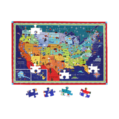 eeboo This Land is Your Land 100 Piece Puzzle Puzzles &amp; Mazes eeBoo   