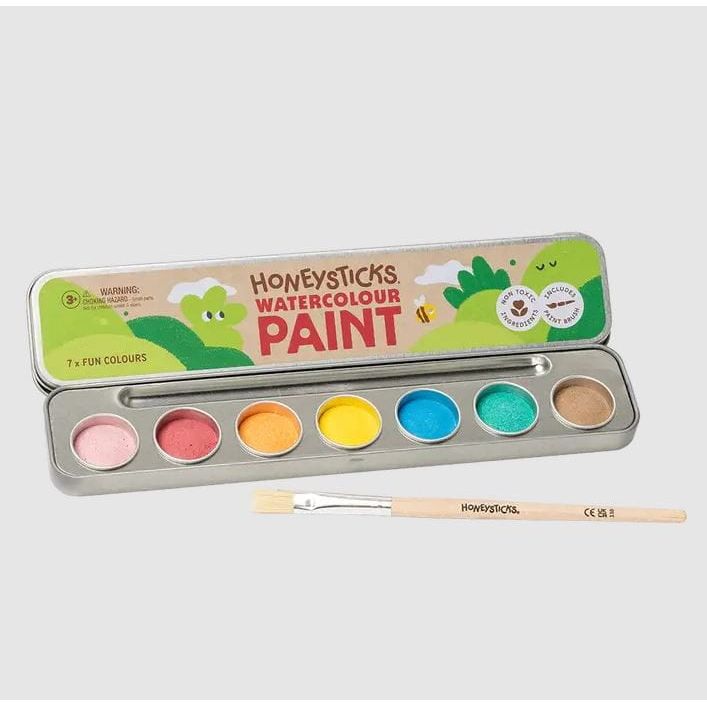 Honeysticks Natural Watercolor Paints Set 7pk