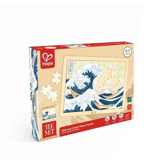 Hape - The Met - Hokusai Great Wave Puzzle Puzzles Hape