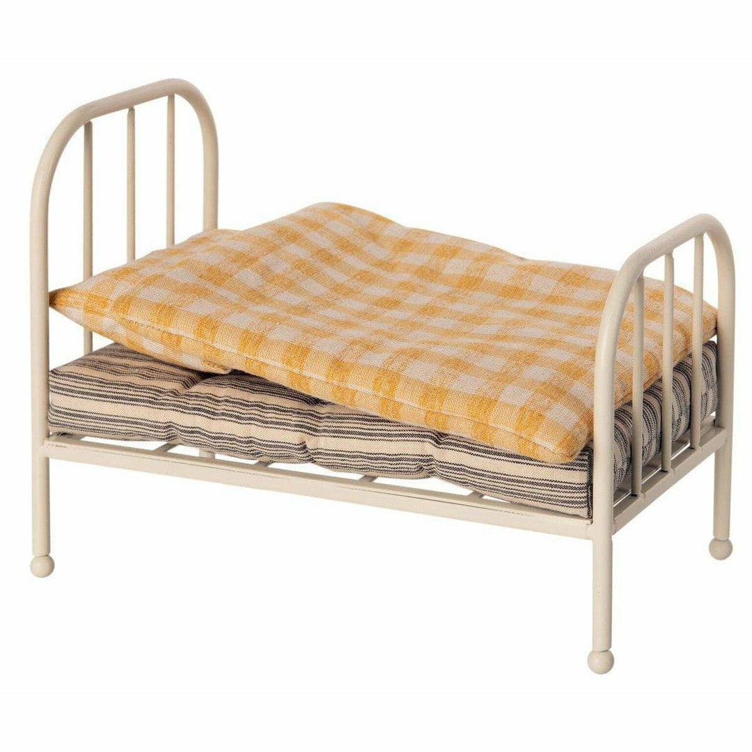 Maileg Vintage Bed Junior Size Miniature Dollhouse Furniture Maileg
