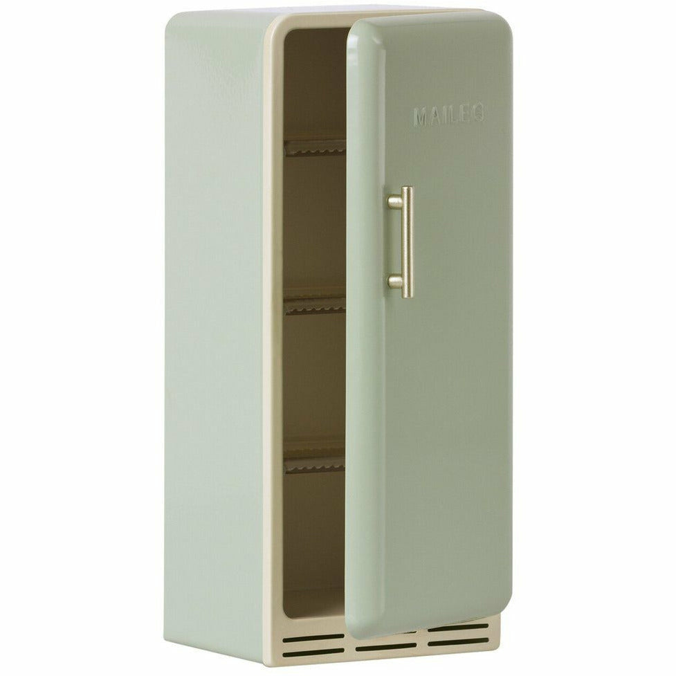 Maileg Miniature Fridge Mint Green Miniature Dollhouse Furniture Maileg
