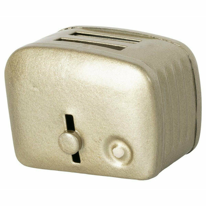 Maileg Toaster &amp; Bread- Silver Dollhouses and Access. Maileg   
