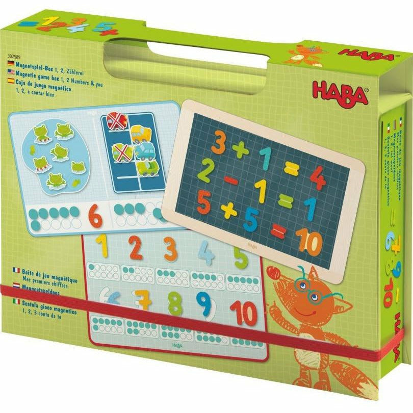 Haba Magnetic Game Box 1, 2 Numbers &amp; You Puzzles &amp; Mazes Haba   