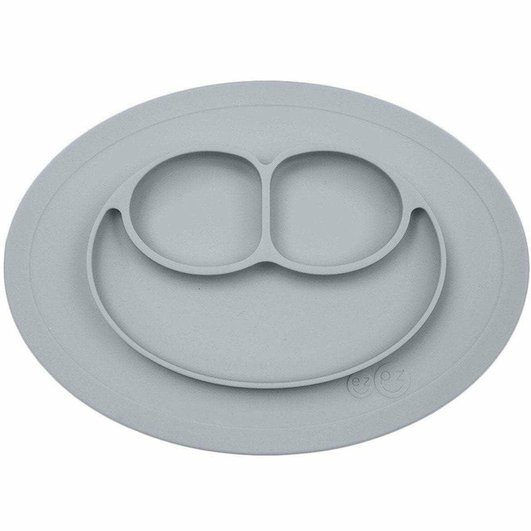 EZPZ Mini Mat Plates &amp; Bowls EzPz Pewter  