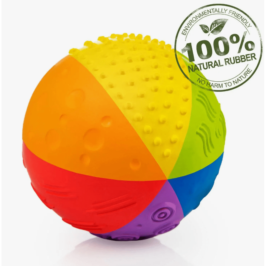 CaaOcho Natural Rainbow Sensory Ball 4" Baby Toys CaaOcho