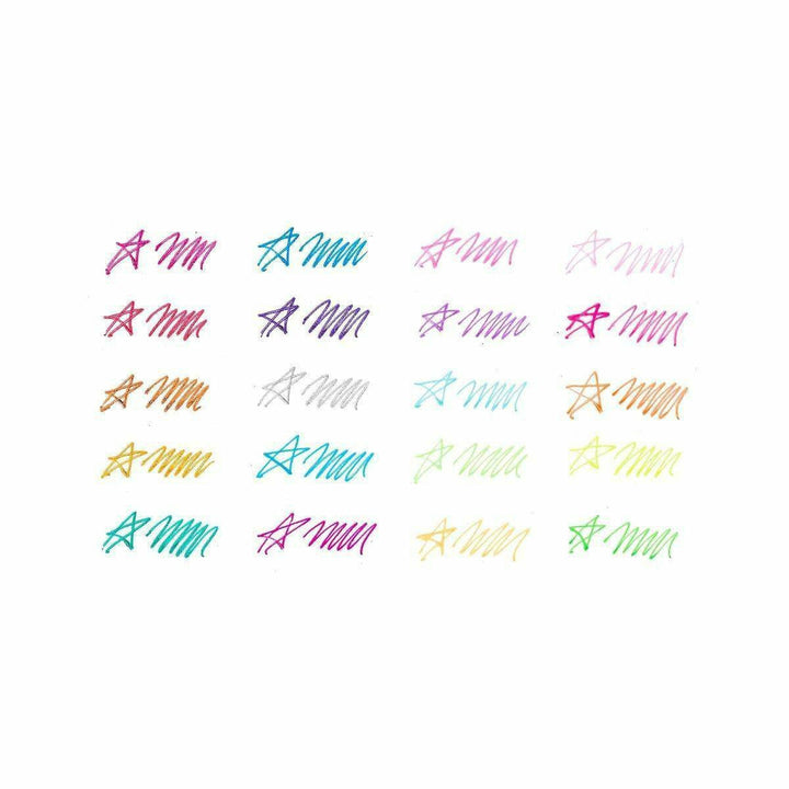 Ooly Mini Doodlers Fruity Scented Gel Pens - Set of 20 Pens Ooly