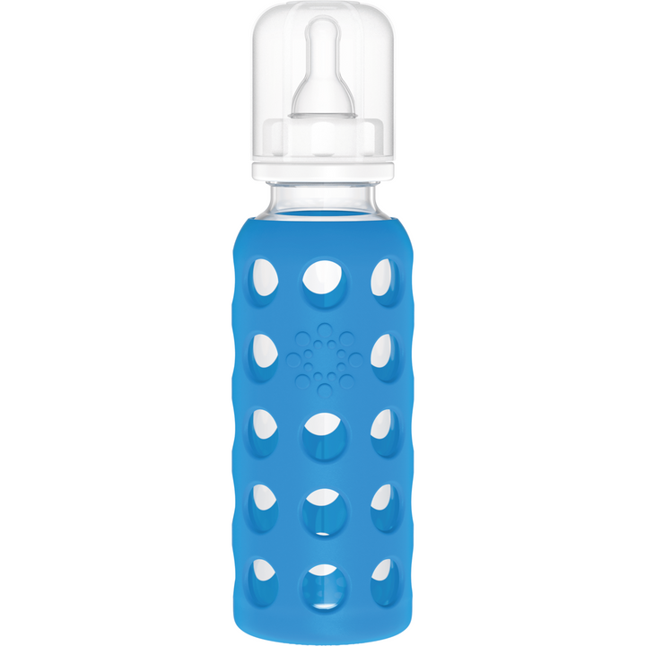 Lifefactory Glass Baby Bottles 9 oz. Glass Bottle Lifefactory Cobalt