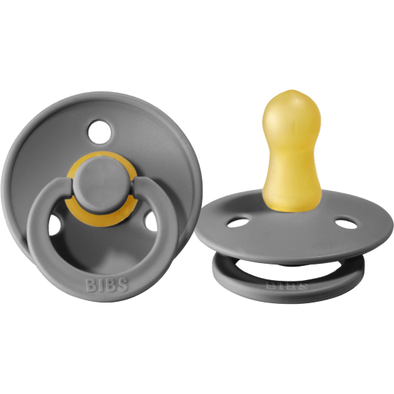 BIBS USA- Natural Rubber Pacifier 2 Pack -Smoke Pacifiers and Teething BIBS USA   