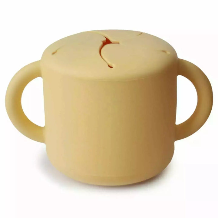 Mushie Snack Cup Mealtime Mushie Daffodil  