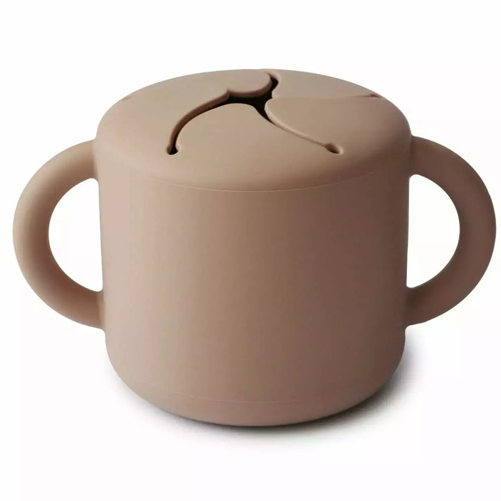 Mushie Snack Cup Mealtime Mushie Natural  