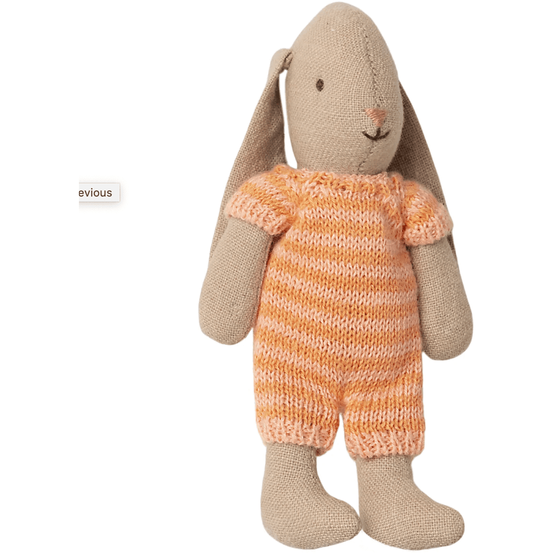 Maileg Micro Bunny Apricot Rabbits & Bunnies Maileg