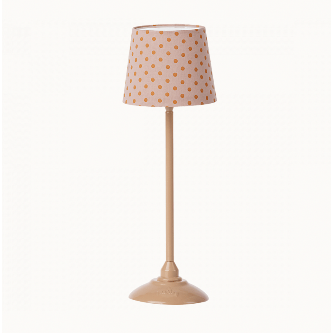 Maileg Miniature Floor Lamp- Dark Powder Miniature Dollhouse Furniture Maileg