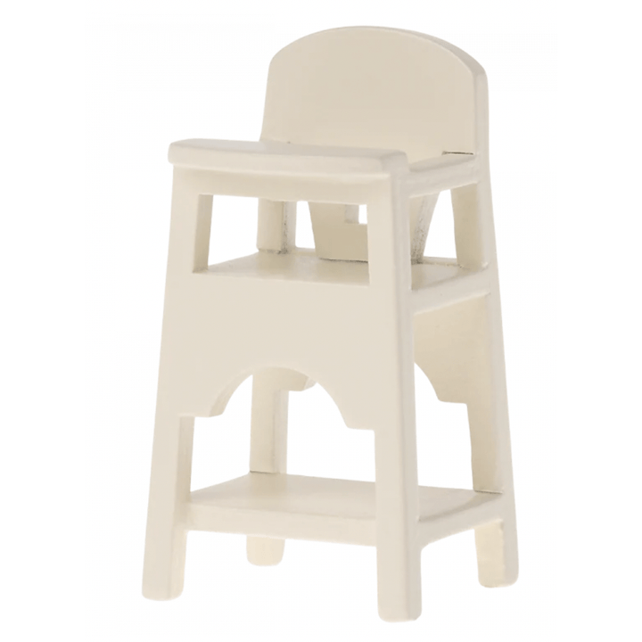 Maileg Mouse High Chair- Off White Mouse House furniture Maileg