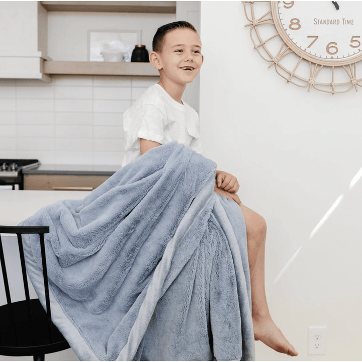 Saranoni Lush Toddler Blanket Swaddles &amp; Blankets Saranoni Storm Cloud  