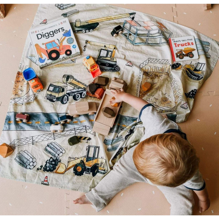 Wonderie Building Site Playcloth -MAXI Toddler And Pretend Play Wonderie U.K.   