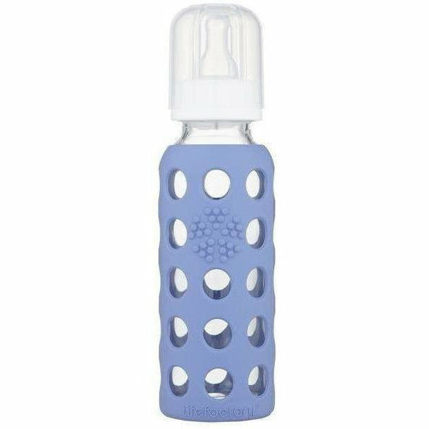 Lifefactory Glass Baby Bottles 9 oz. Glass Bottle Lifefactory Blueberry