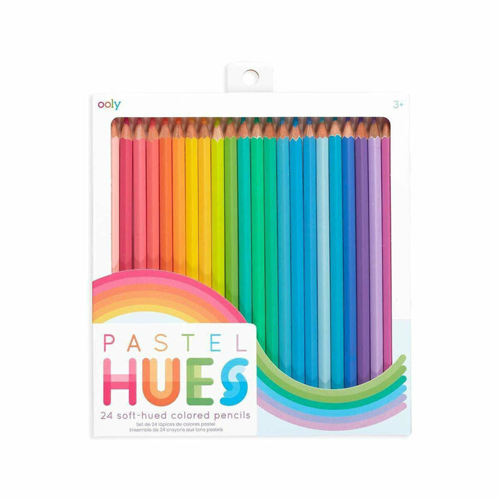 Ooly Pastel Hues Colored Pencils Set of 24 Colored Pencils Ooly