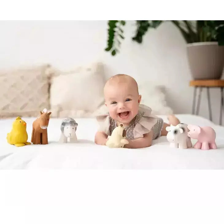 Tikiri Cow Teether, Rattle &amp; Bath Toy Pacifiers and Teething Tikiri   