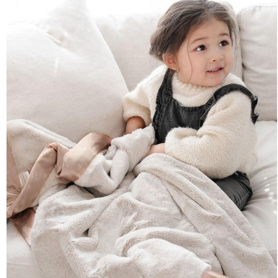 Saranoni Satin Border Receiving Blankets Swaddles &amp; Blankets Saranoni Dainty Floral  