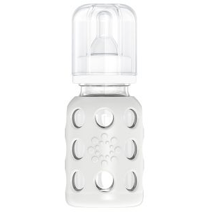 Lifefactory Glass Baby Bottles 4 oz. Bottles &amp; Sippies Lifefactory Stone Grey 4 oz 