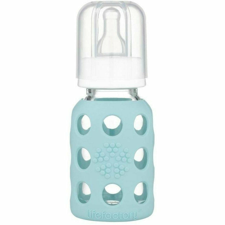 Lifefactory Glass Baby Bottles 4 oz. Bottles &amp; Sippies Lifefactory Mint 4 oz 