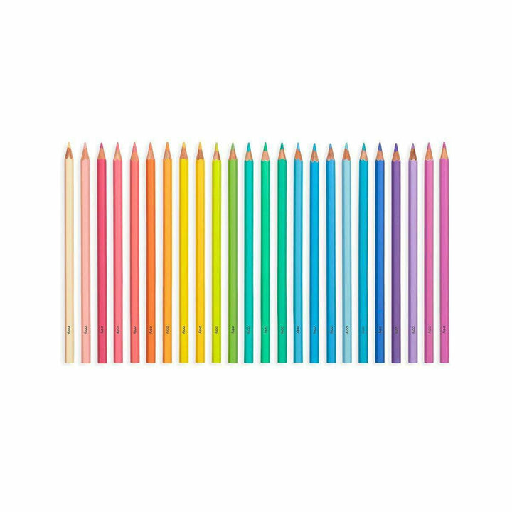 Ooly Pastel Hues Colored Pencils Set of 24 Colored Pencils Ooly