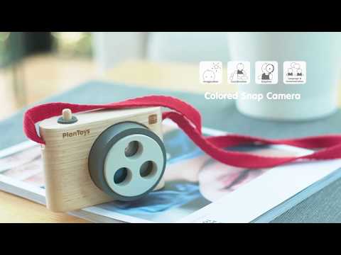 Plan Toys Colored Snap Camera Wooden Toys Plan Toys
